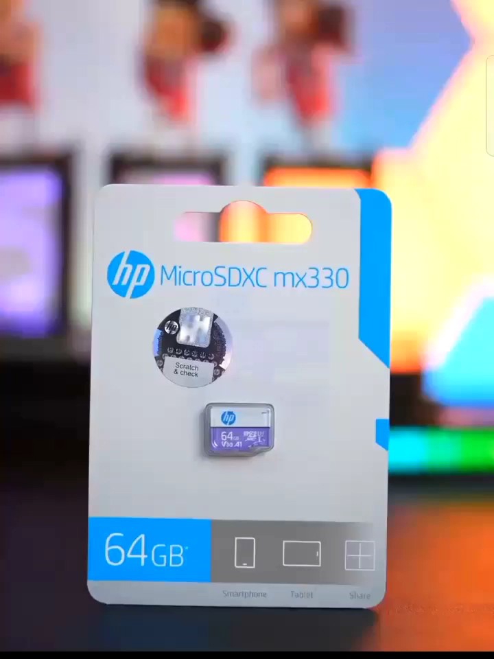 original HP Micro SD Card Memory Card Class 30 64GB U3 4K High Speed Cartao De Memoria Flash Memory TF Mecard C10