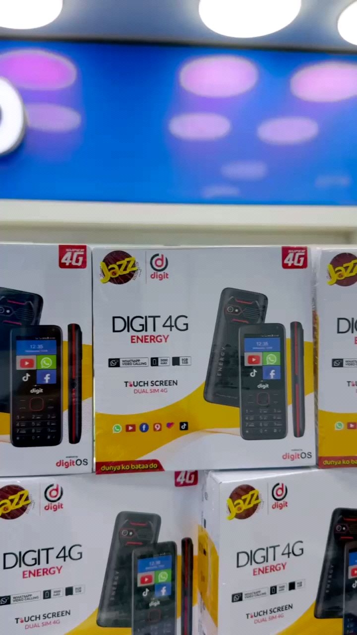 Jazz Digit Energy Touch & Type 4G LTE Wifi Bluetooth Hotspot Video Calling Box pack 1 year warranty