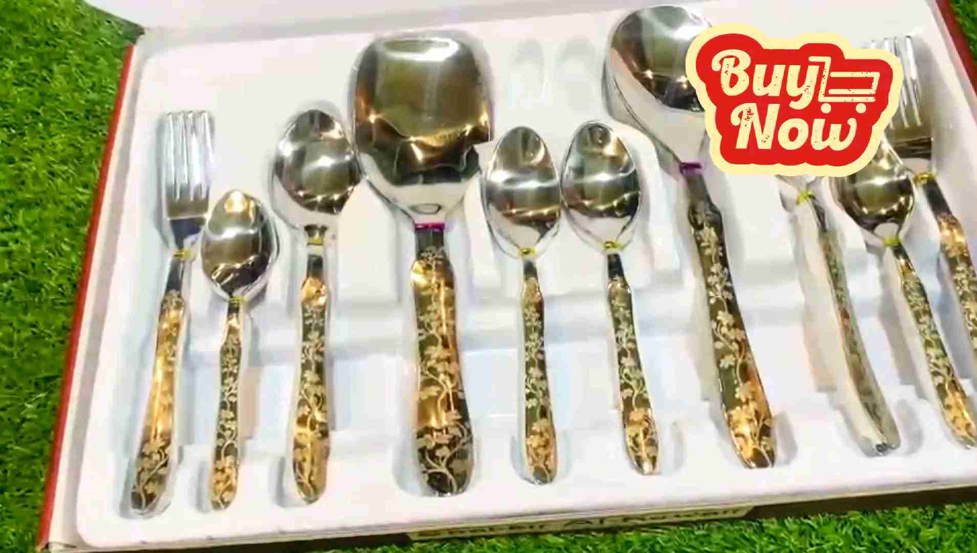 6 Person Fancy Stainless Steel Cutlery Set/High Quality Cutlery Set