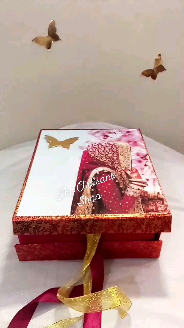 bridal dress box/ dress box/ packing box/ gift box/ wedding gift box/customise wedding bridal box/ size- 14x12x4.5 inch