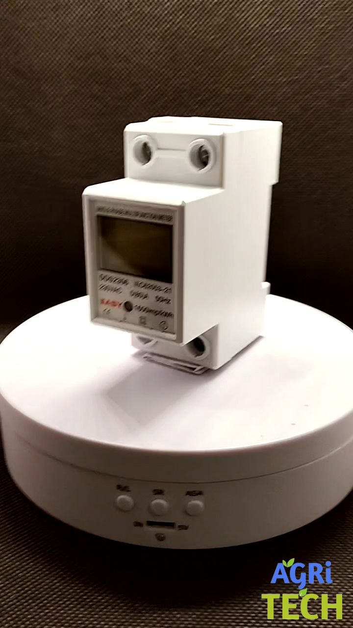 Mini Energy Meter 220V Single-Phase 80A - High-Resolution LCD Display, Accurate Watt Hour Measurement, Intelligent Digital Display - Ideal for Household Energy Management and Air Conditioning Monitoring