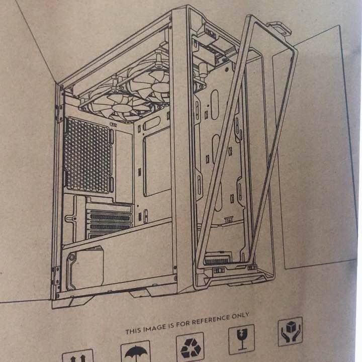 KEYTECH Knight Series VISOR Tempered Glass Mid tower MATX Gaming PC