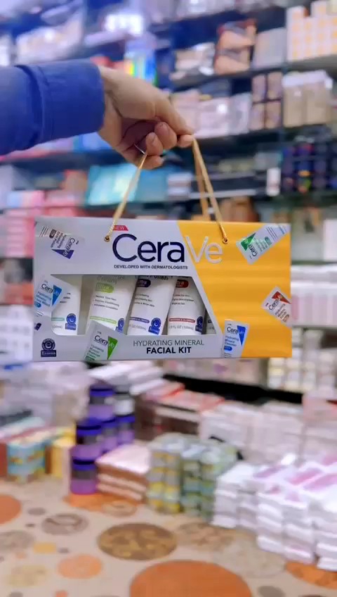 CeraVe Hydrating Mineral Facial Kit Imported Meterial (6pc pack)