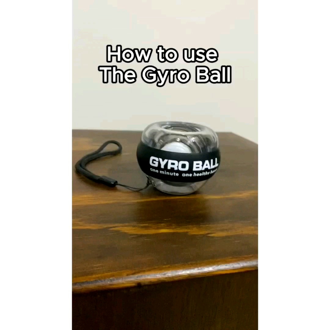 Auto-Start Gyro Ball Wrist Power Trainer Gyroscopic Powerball Hand Strengthener for Arm Forearm Grip Finger Muscles Fitness Exerciser Arm & Hand Muscle Training Grip Strengthener