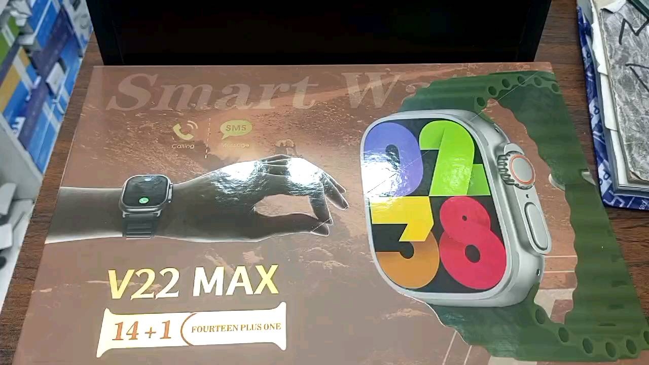 V22 MAX ULTRA WATCH WITH 14 STRAP 14+1 NEW MODEL