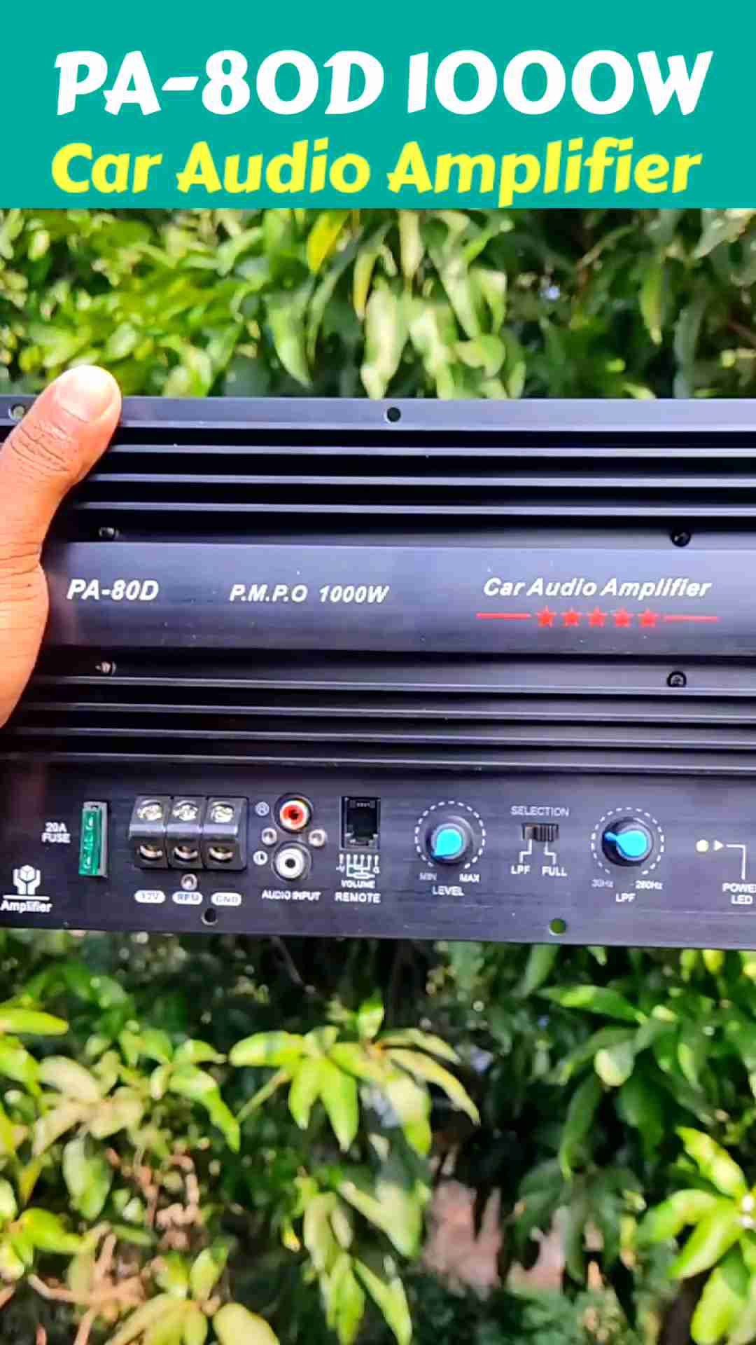 PA-80D 12V Mono 1000W Car 10"~12" Subwoofer Power Amplifier Motherboard High Power Car Audio Power Amplifier Board