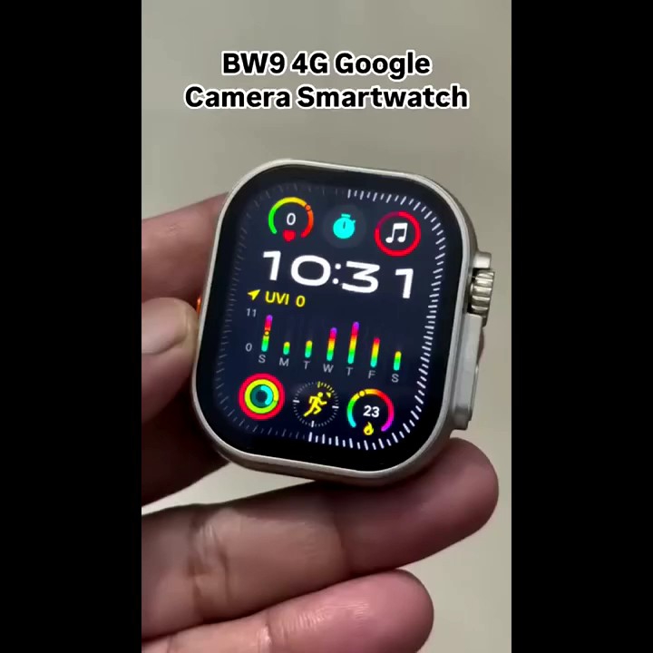 Sim Supported BW9-4G / BW10-4G Sim Card Smartwatch +Hidden Camera+4G Sim slot with
2.2 inch HD Display Smart watch Carbon Free pair strap, full touch screen with one strap and wireless charger for men's and boy's