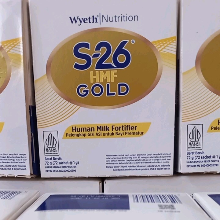S26 HMF GOLD 1BOX (72 sachet) Lazada Indonesia
