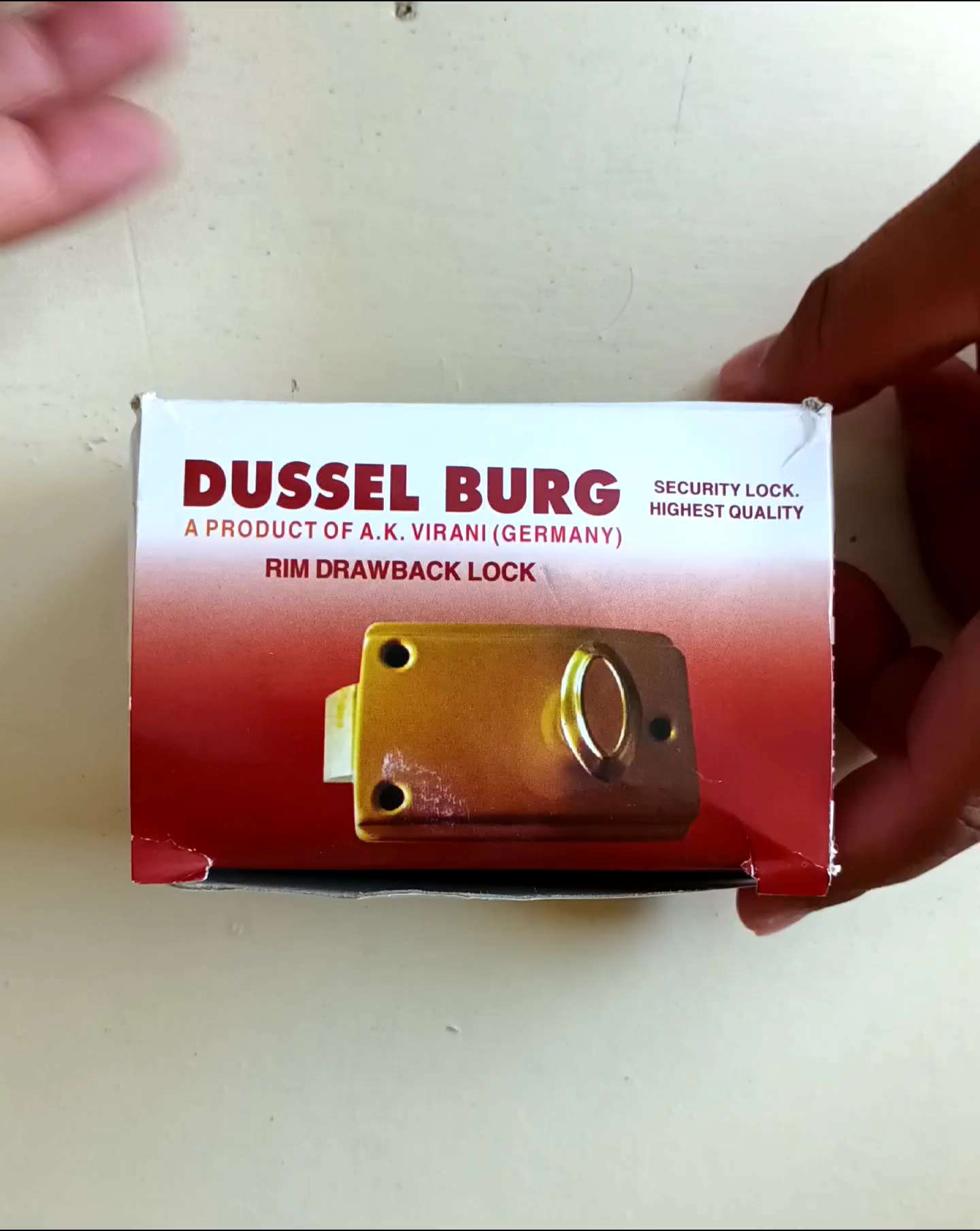 DUSSEL BURG Rim Drawback Lock – Heavy Duty Metal Security Lock with ...