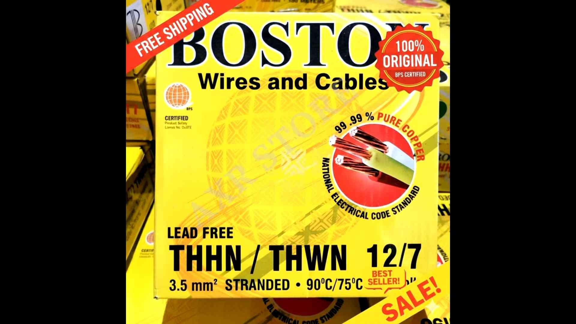 Boston THHN / THWN Stranded Wire 3.5mm² #12/7 (150meters) 12/7 3.5mm ...