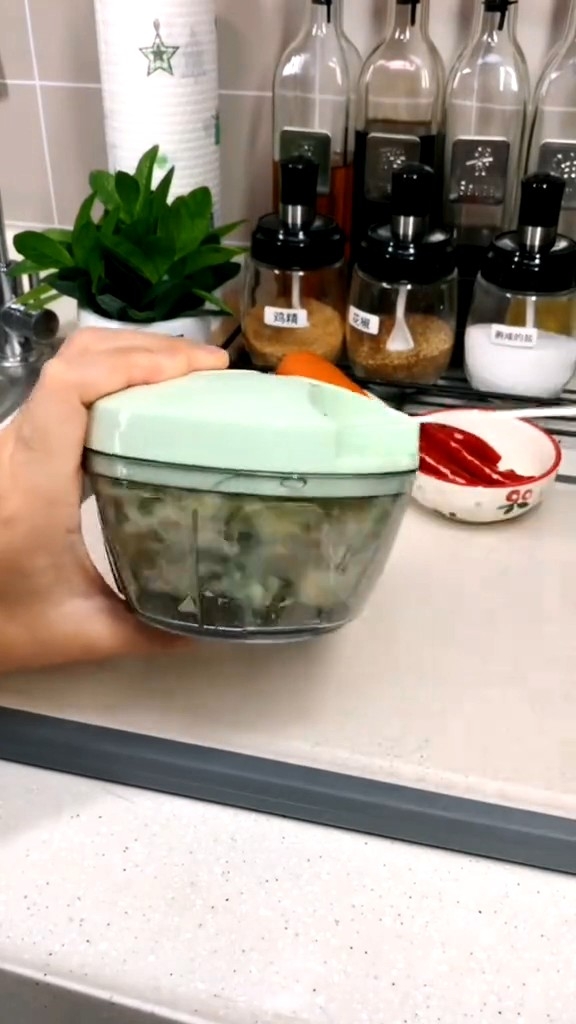 🌟 Hand-Pulled Speedy Chopper (Medium Size – 3 Blades) | Vegetable ...