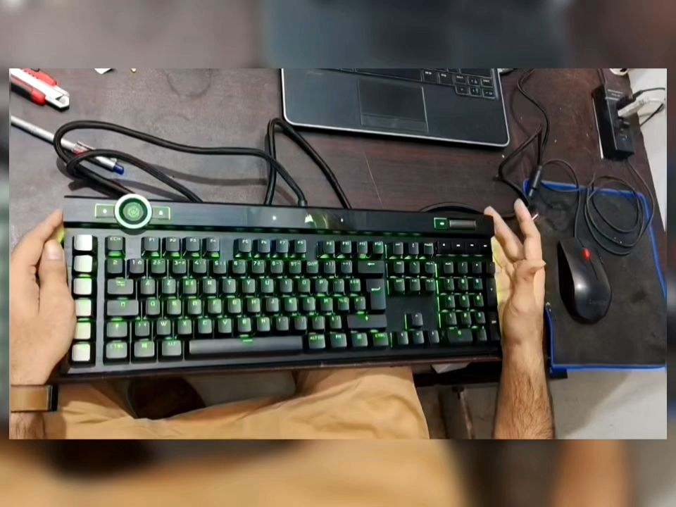 Corsair K100 RGB Optical-Mechanical Gaming Keyboard | OPX Switches, 44 ...
