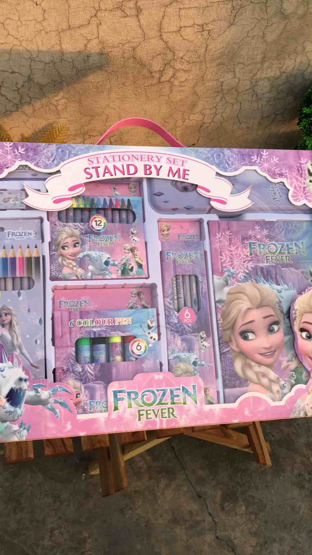 🧊 Frozen Fever Complete Stationery Set for Kids – Stand By Me Gift Box ...