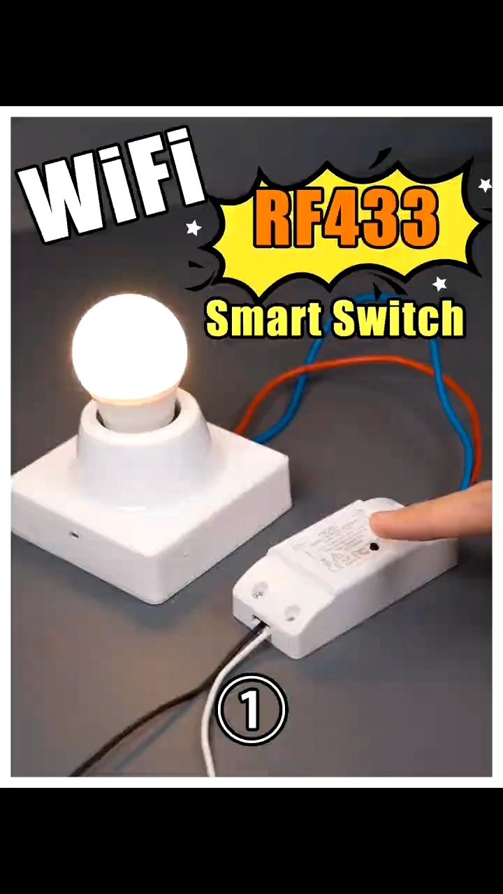 WiFi smart switch 10A WiFi smart breaker wireless remote control switch ...
