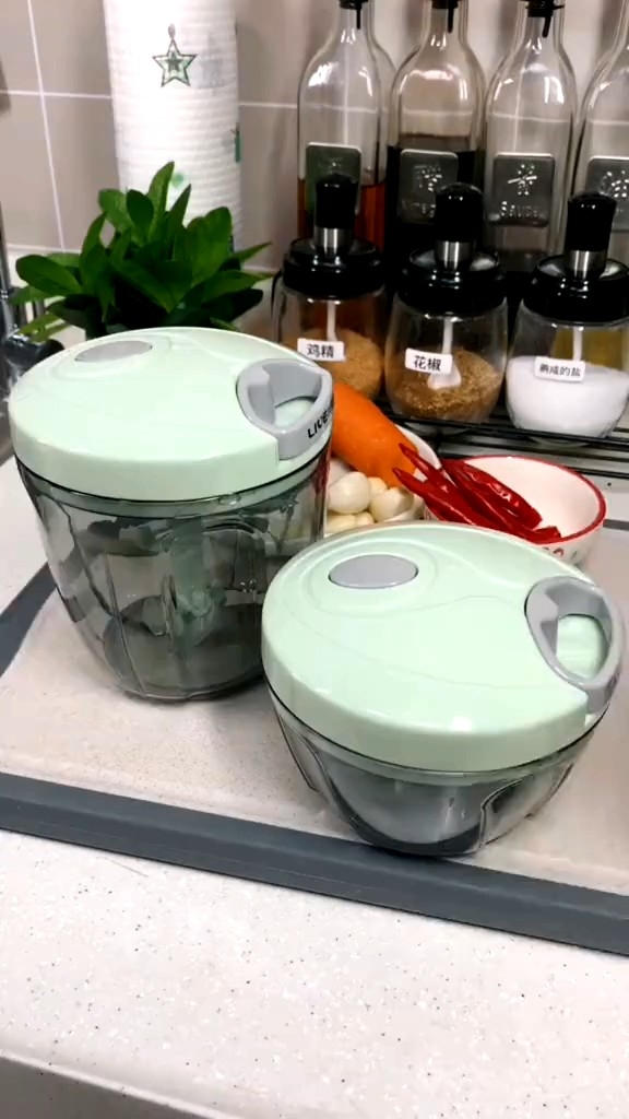 🌟 Hand-Pulled Speedy Chopper (Medium Size – 3 Blades) | Vegetable ...