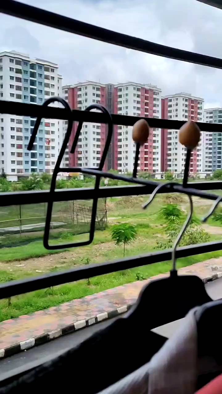 Space saver Grill Cloth drying Rack 1 pcs hanger Metal Balcony shart ...