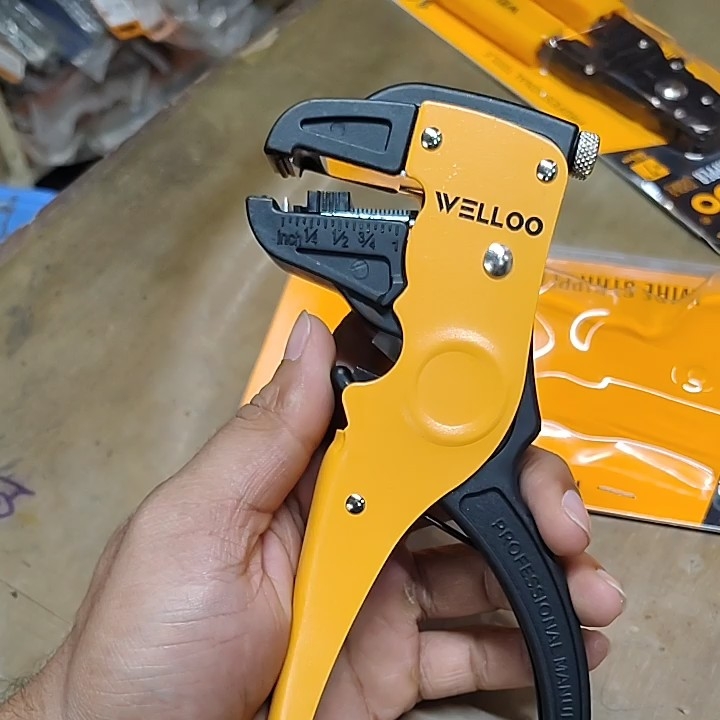🔧 WELLOO Multi-Functional Wire Stripper | Professional Electrical Hand ...