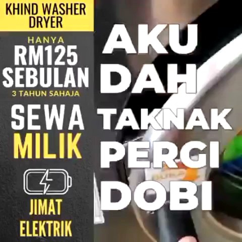 KHIND washing machine+ dryer, 2+1 function, dryer, washing machine ...