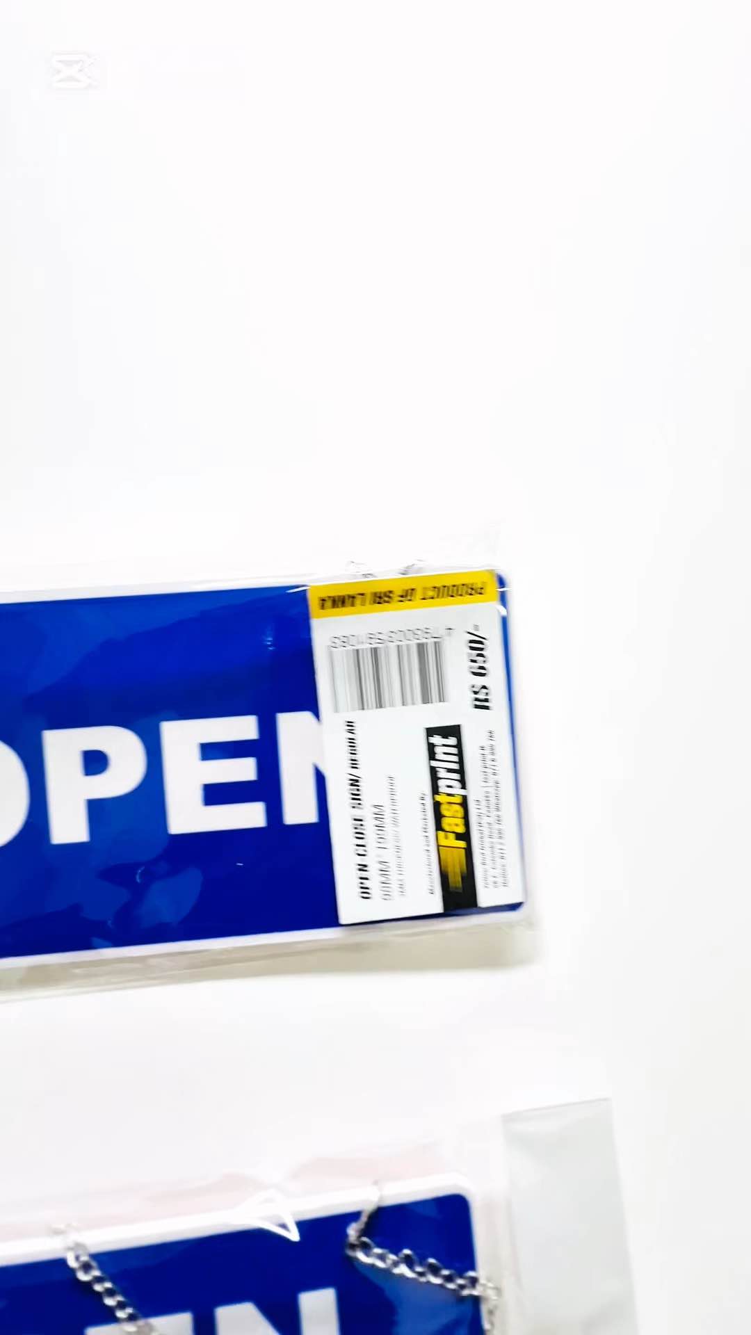 Open Close door sign with visa master credit card logo | Daraz.lk